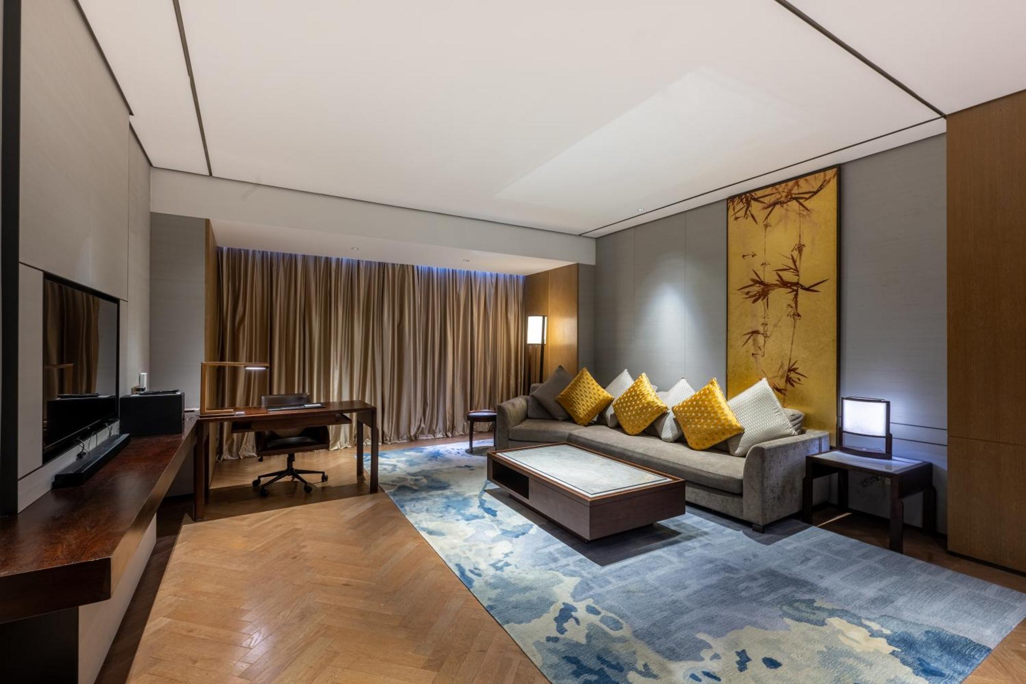 Sheraton Grand Hangzhou Binjiang Hotel Exteriör bild