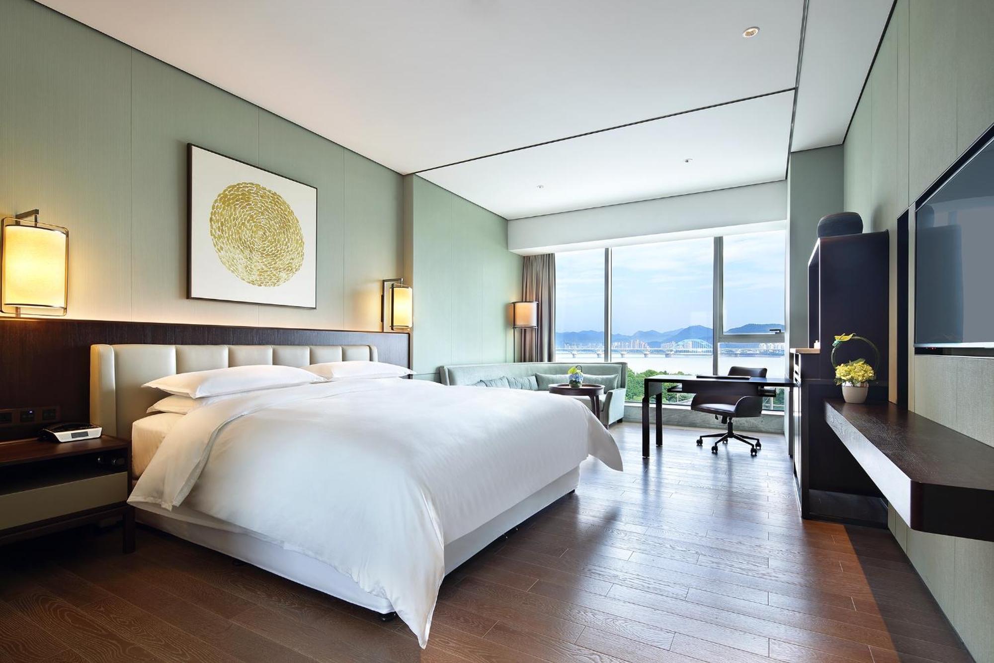 Sheraton Grand Hangzhou Binjiang Hotel Exteriör bild